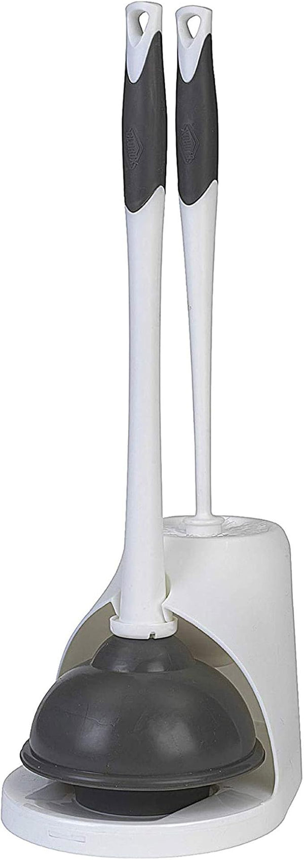 Clorox Toilet Plunger and Brush Set with Holder