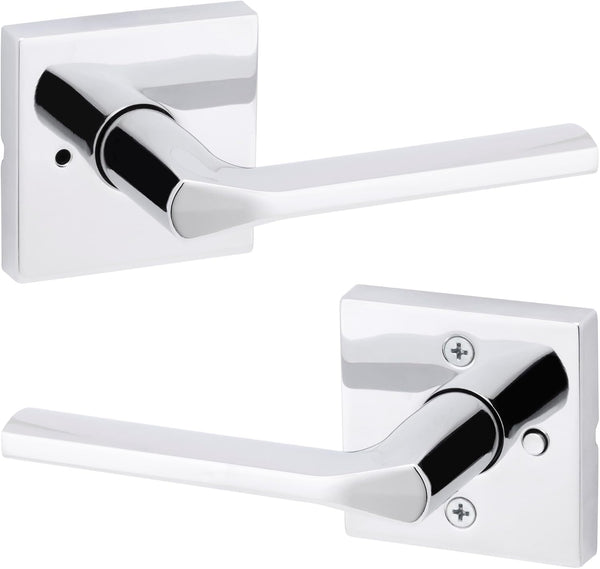 Kwikset Lisbon Interior Privacy Door Handle with Lock