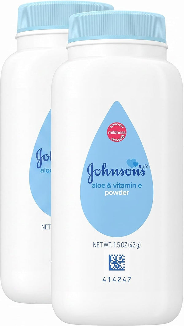 2-Pack Johnson's Baby Cornstarch Baby Powder