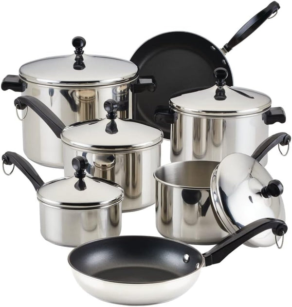 15-Piece Farberware Classic Series Stainless Steel Set