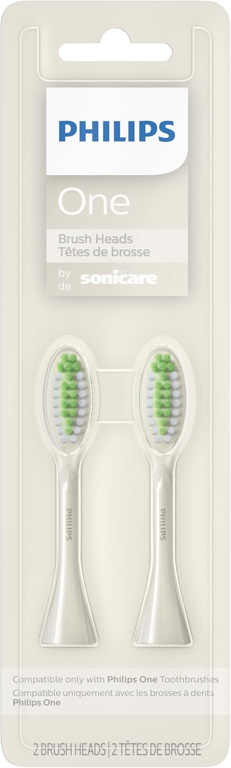 2-Pack Philips Sonicare One Replacement Brush Heads