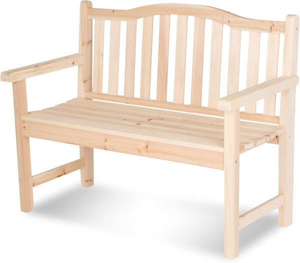 Shine Company Belfort II Wooden Garden Bench