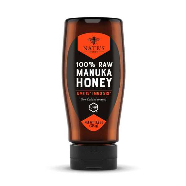 Nate's Manuka Raw Honey Squeeze Bottle