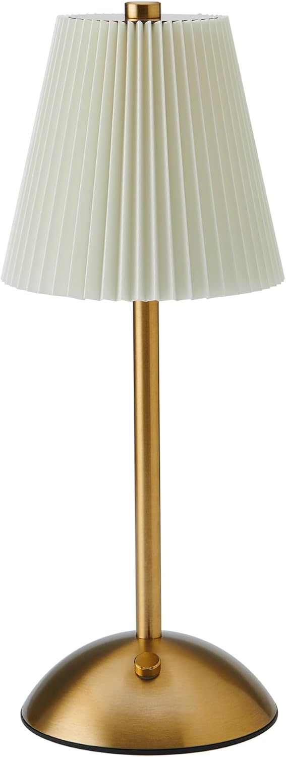11.6-Inch Gold Rechargeable LED Table Lamp