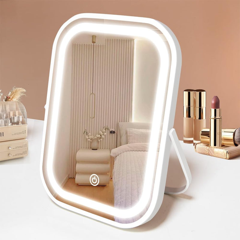 Travel Makeup Mirror with Lights