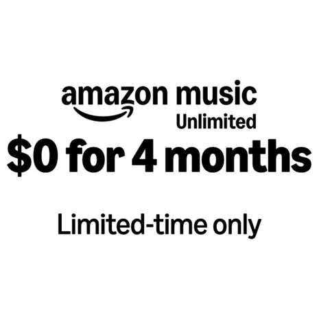 FREE 4 Months Amazon Music Unlimited