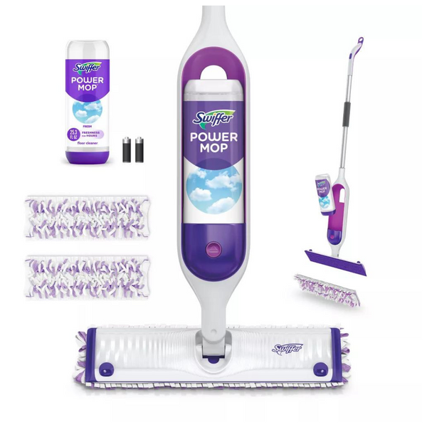 Swiffer Power Mop Multi-Surface Mop Kit for Floor Cleaning