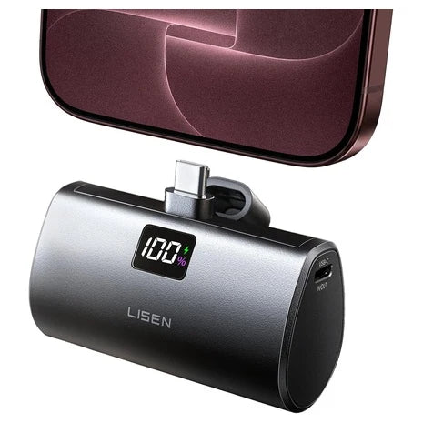 Lisen 6800mAh Mini USB-C Portable Charger