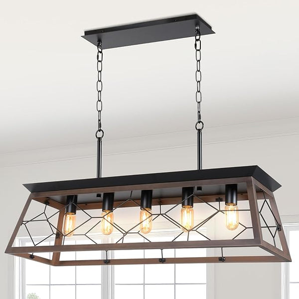 5-Light Pendant Lights Island Fixture