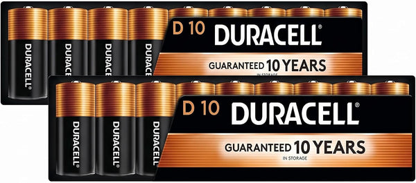 2-Pack DURACELL Coppertop D Batteries
