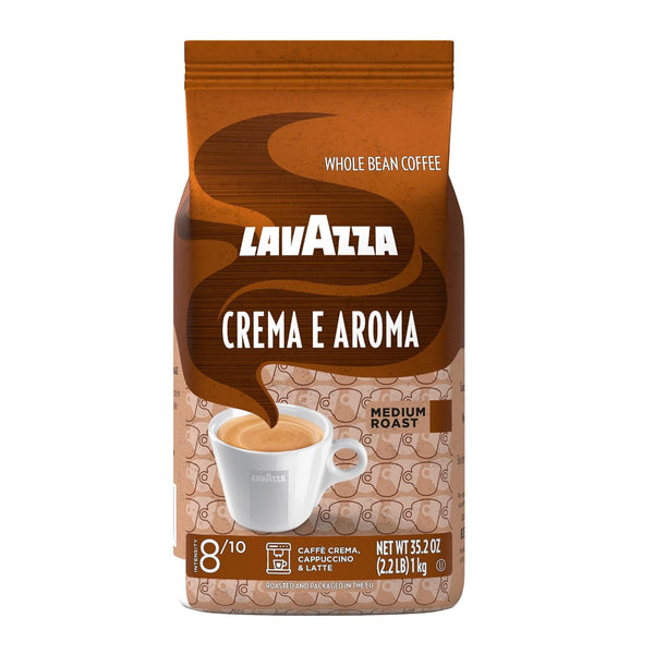 Lavazza Crema E Aroma Medium Roast Whole Bean Coffee (OU)