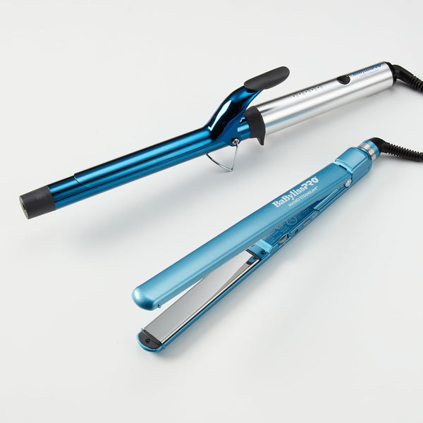 BaBylissPRO Nano Titanium Curling Iron and Flat Iron