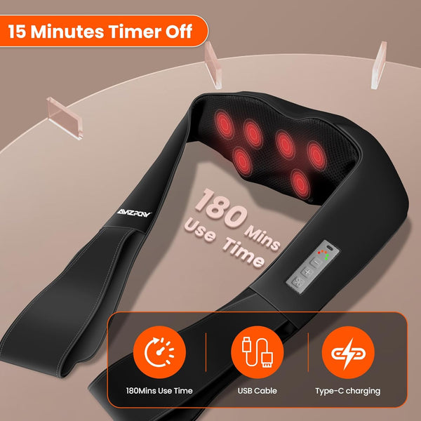 Shiatsu Cordless Neck & Back Massager