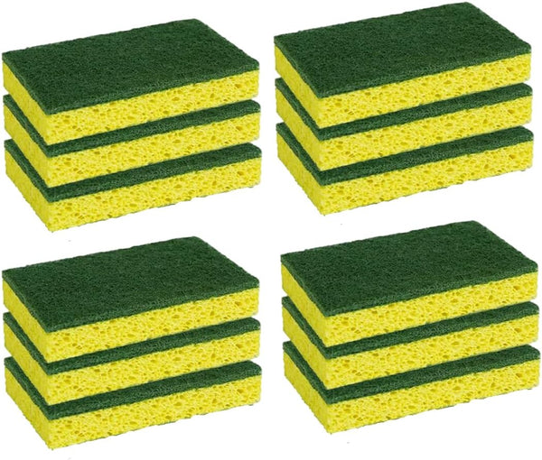 12-Pack CELOX Sponges Kitchen Cleaning Sponge for Dish