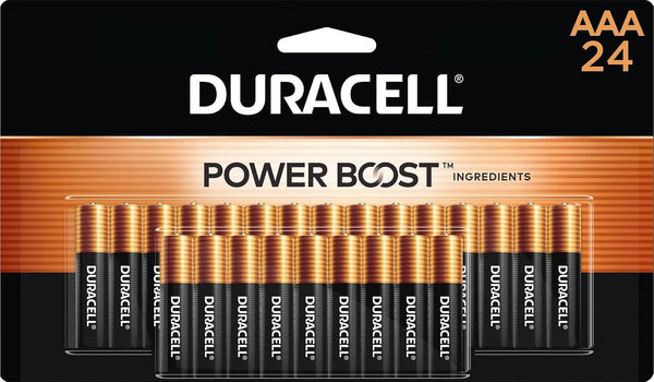 24-Pack Duracell Coppertop AAA Batteries