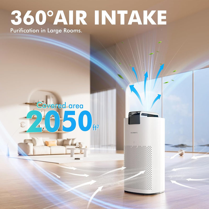 Air Purifiers for Home Large Room Up to 2050 Ft² with PM 2.5 Air Quality Sensor