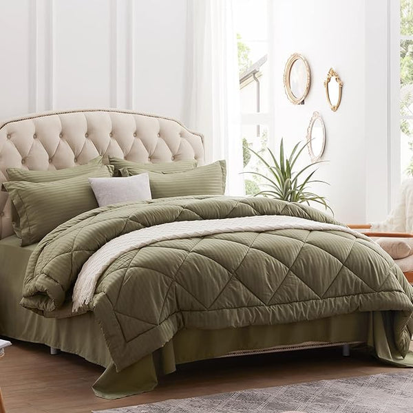 7 Piece Queen Comforter Set