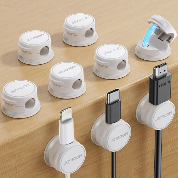 9 Magnetic Clips for Cable Management & Cord Organization