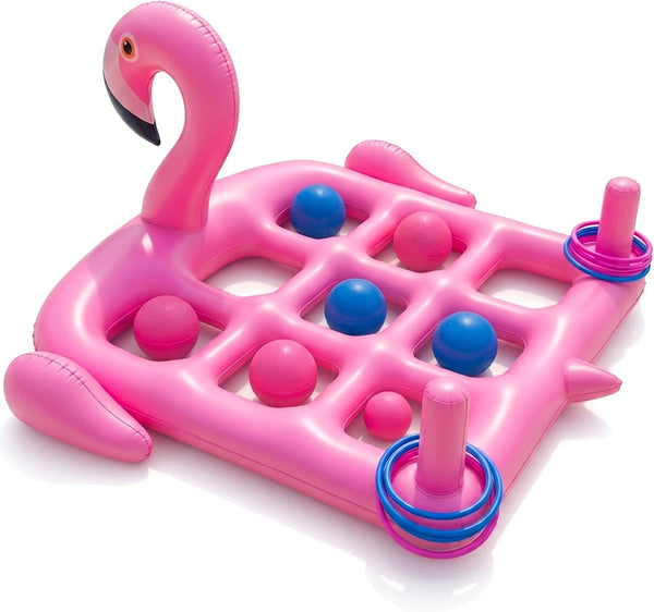 Inflatable 2-in-1 Giant Tic Tac Toe Pool Game