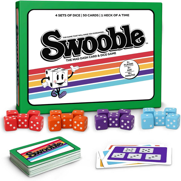 Swooble Fast-Paced Card & Dice Game