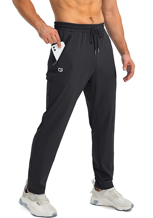 Men’s Tapered Joggers With Zipper Pockets