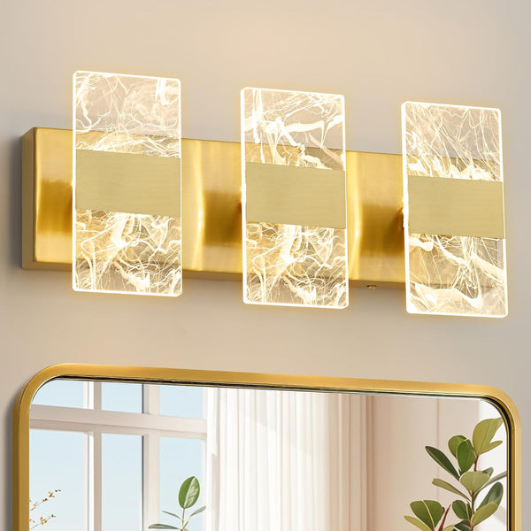 3-Light Modern LED Bathroom Light Fixtures