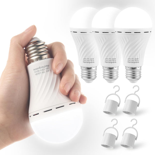 4-Pack Rechargeable Emergency Light Bulb