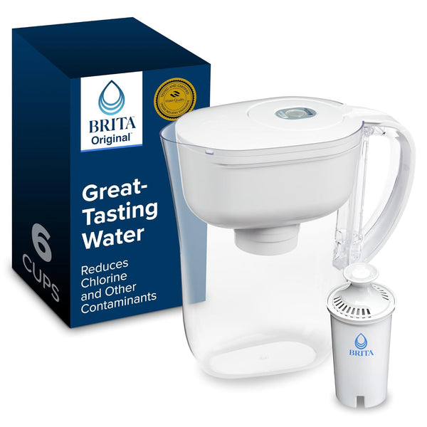 Brita Small 6-Cup Water Filter Pitcher with Filter