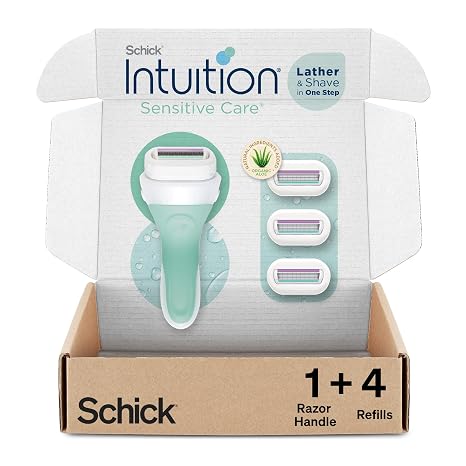 Schick Intuition Razors with 4 refills