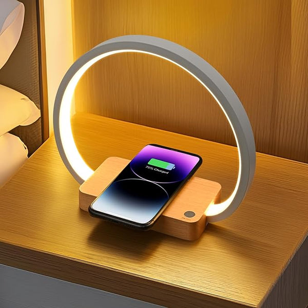 Wireless Charging Bedside Lamp