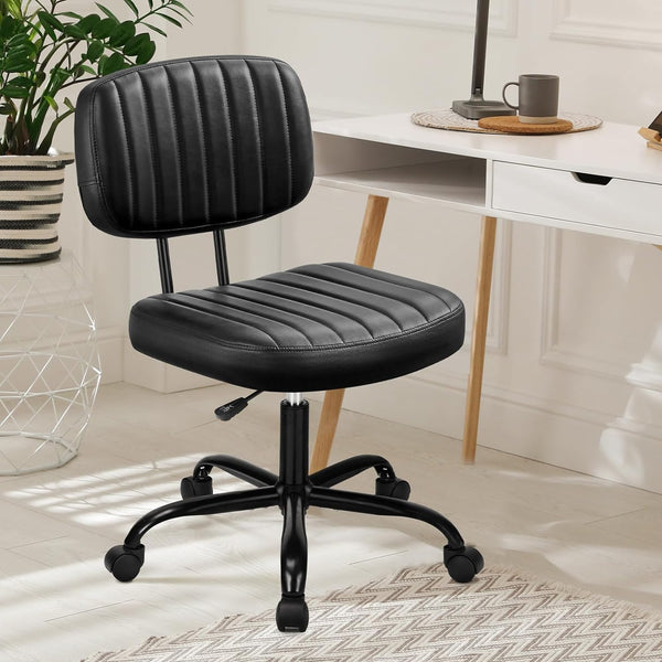 Armless Home Office Desk Chair