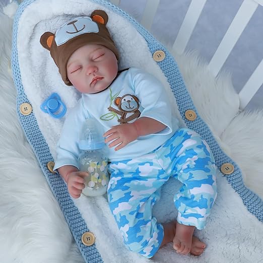 22-Inch Sleeping Realistic Reborn Baby Doll
