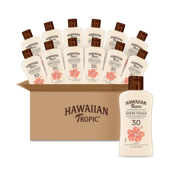 12-Pack Hawaiian Tropic Travel Size Sheer Touch SPF 30