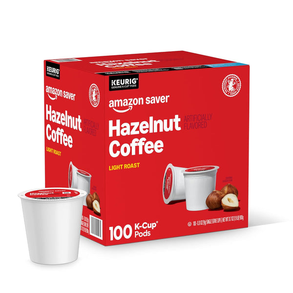 100 Count Hazelnut Light Roast Coffee Pods
