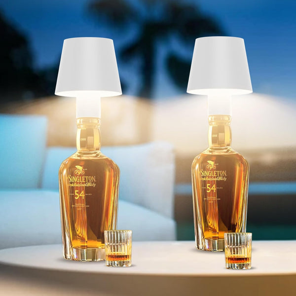 2 Pack LED Dimmable Bottle Lamp