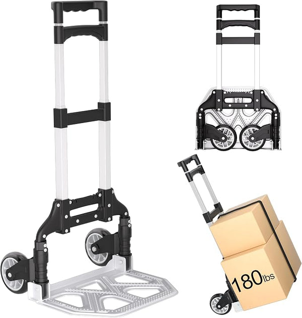 DIAMONDFORGE Folding Hand Truck 180lbs