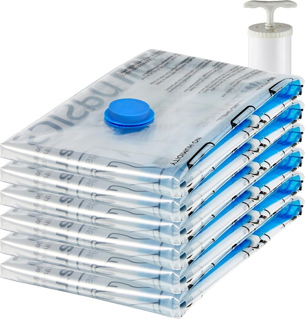 6-Pack Amazon Basics Vacuum Storage Bags with Hand Pump