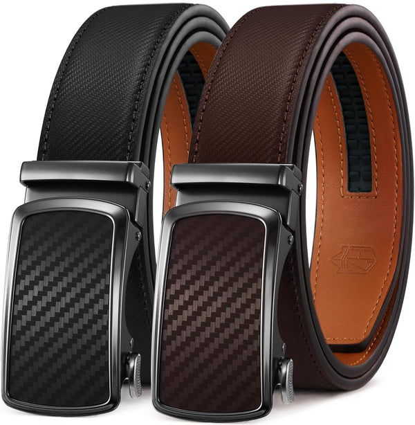 2 Leather Ratchet Belts