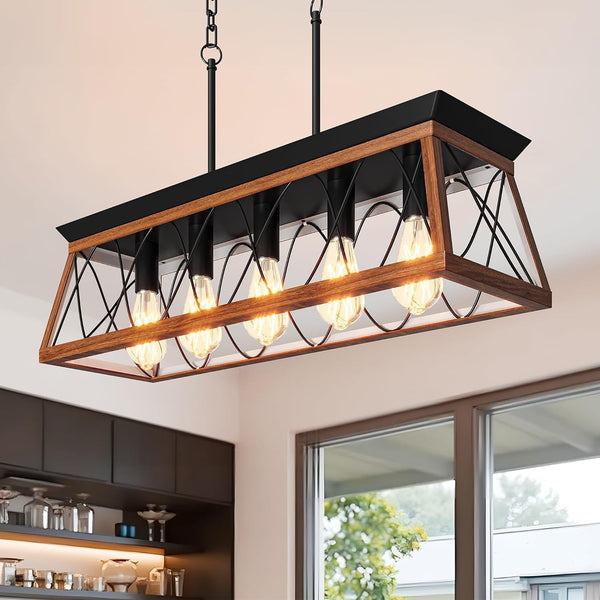 5-Light Pendant Lights Island Fixture