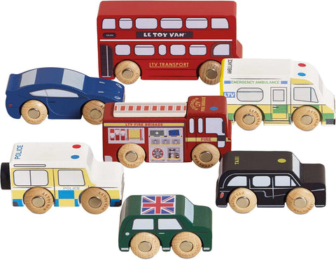 Le Toy Van Wooden London Car Set