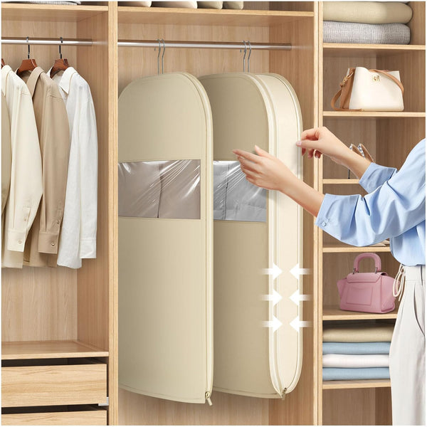 Compression Hanging Garment Bag Space Saving Dustproof