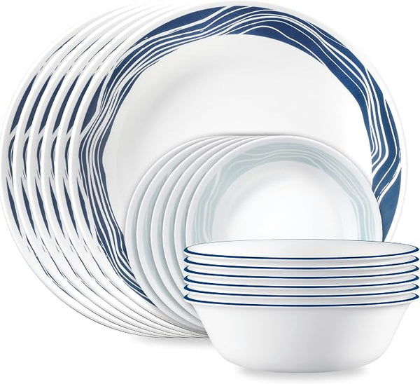 18-Piece Corelle Acadia Dinnerware Set