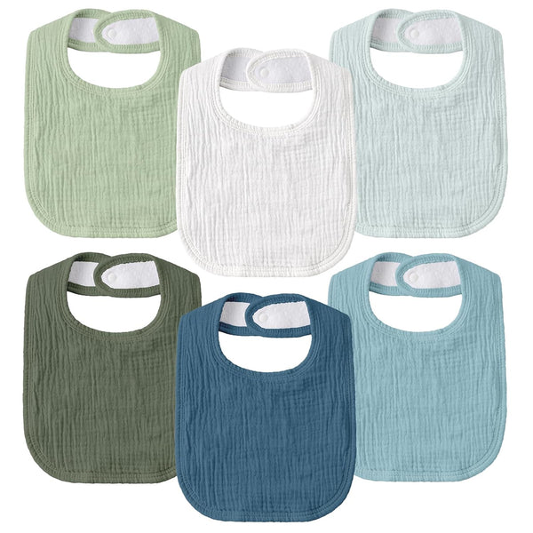 5-Pack Muslin Bibs
