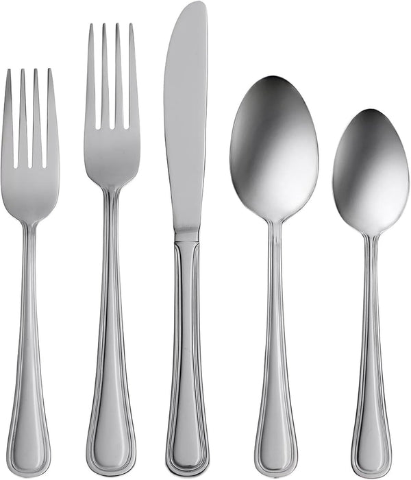 50-Piece Oneida Tress 18/0 Silverware Set