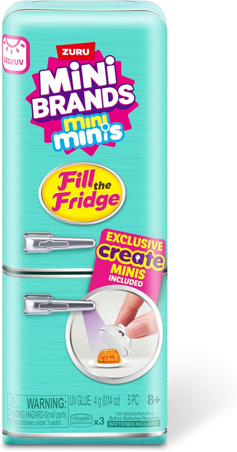 ZURU Mini Brands Fill the Fridge Playset with UV Light