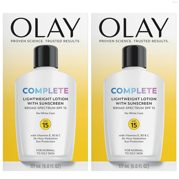 2-Pack Olay Complete Daily Facial Lotion SPF 15