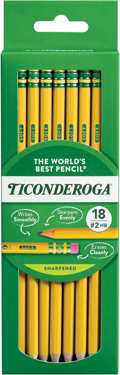 108-Count Ticonderoga Wood-Cased Pencils