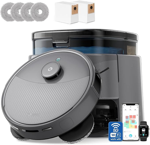 Lefant Robot Vacuum and Mop with 90-Day Self-Emptying