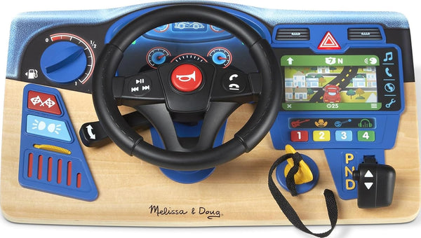 Melissa & Doug Vroom & Zoom Interactive Wooden Dashboard