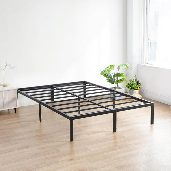 Olee Sleep 18 Inch Heavy Duty Steel Slat Platform Bed Frame